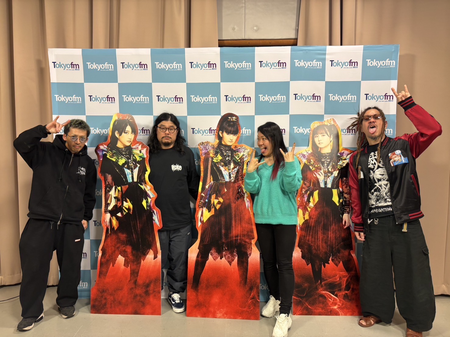 ラジオ番組 『BABYMETALのメタラジ！』にホルモン全員で3週に渡って出演！